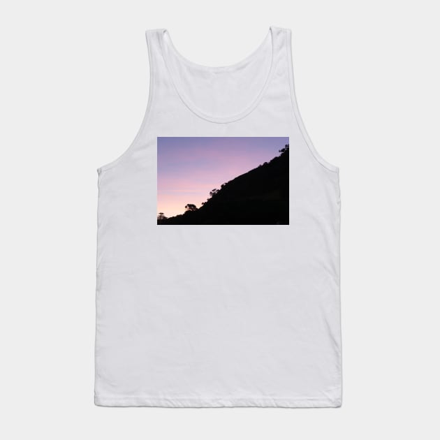 Contrasting scene of silhouette slope of Mount Maunganui Tank Top by brians101